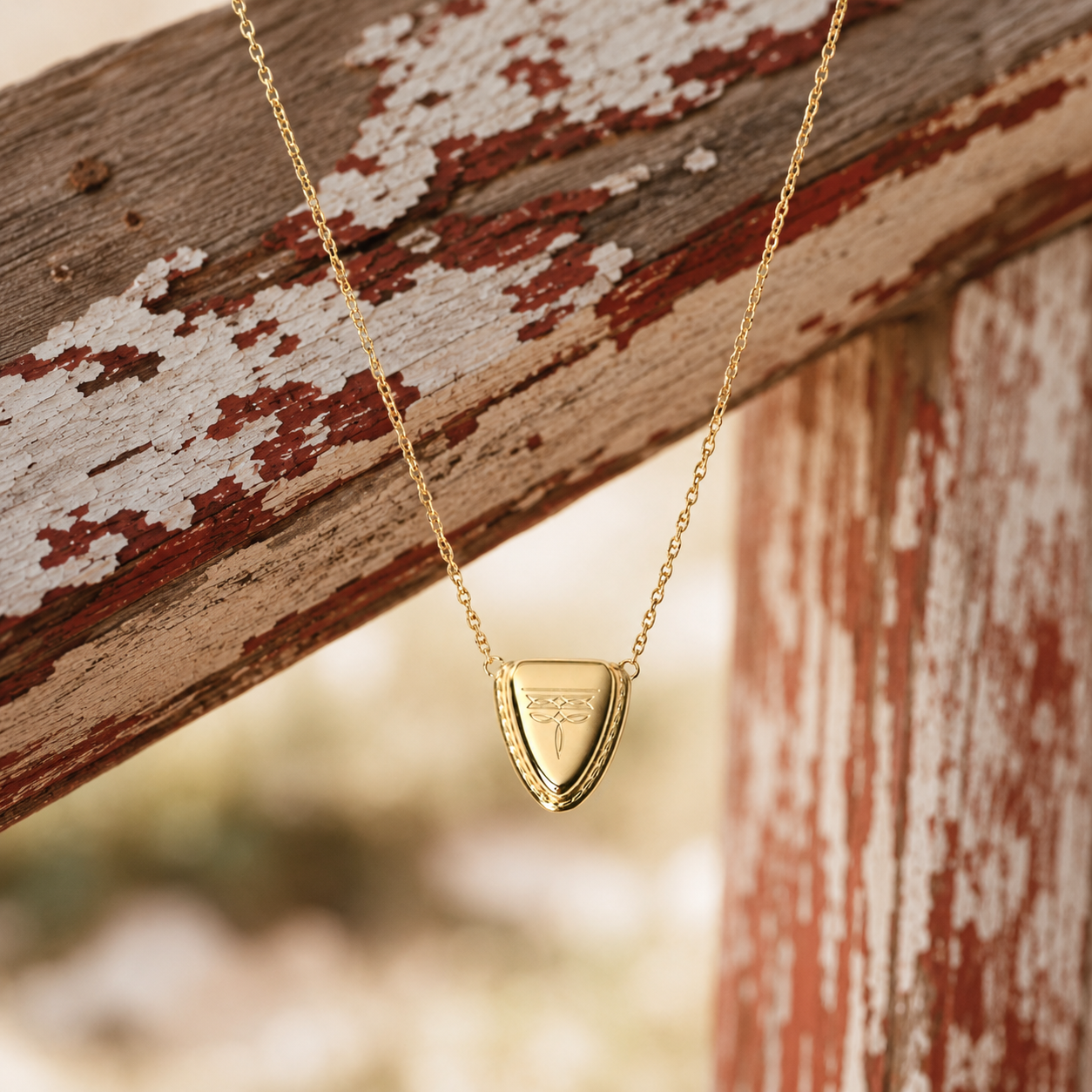 Country Boot Toe Necklace