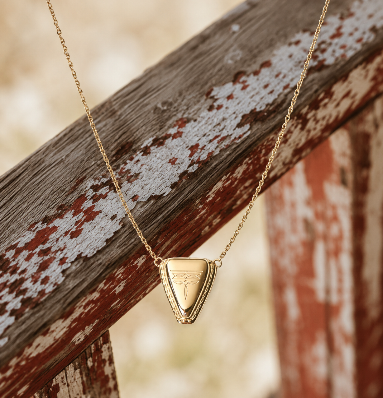 Country Boot Toe Necklace