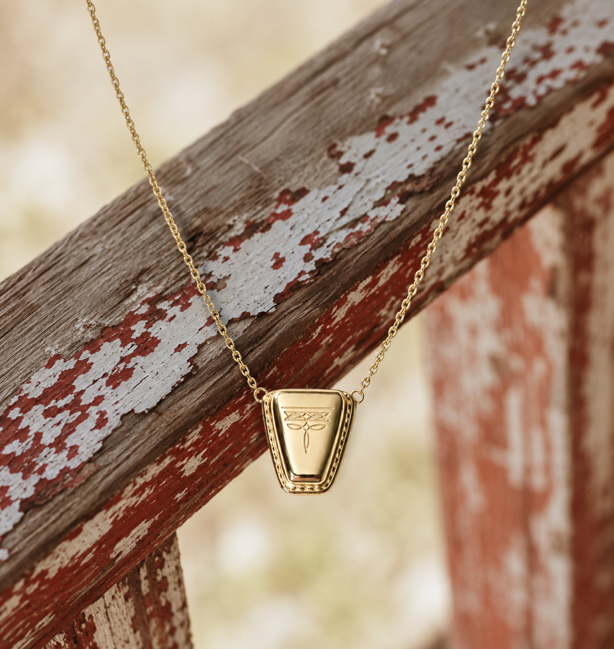 Country Boot Toe Necklace